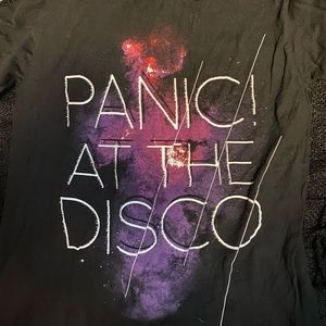 Panic at the Disco short-sleeved tee. Pre-loved. Small.